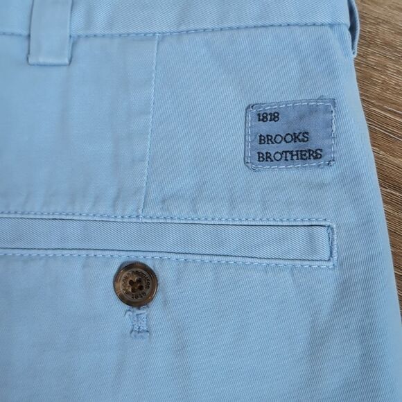 BROOKS Brothers 7" Inseam Light Blue Bermuda Short Size 35 NWT - Picture 5 of 9